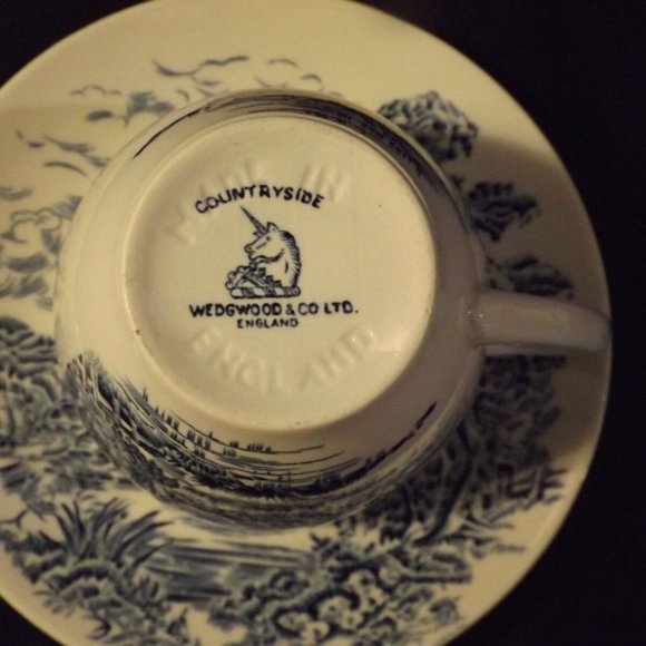 Wedgwood & Co. LTD. England Countryside Tea Cup and Saucer - Picture 7 of 8